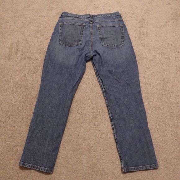 Everlane Women 32 The Cheeky Straight Leg Denim Jeans High Rise Midwash Blue - Picture 2 of 7